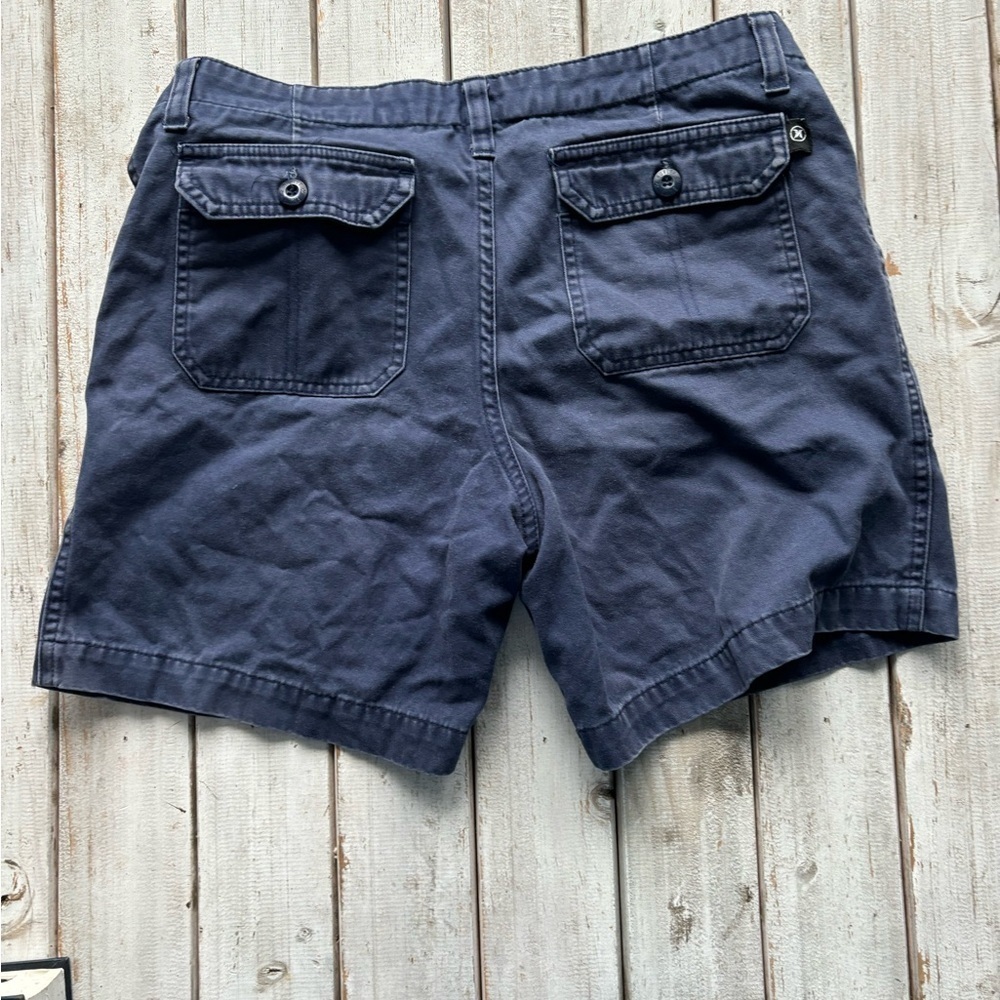 Hurley, vintage, chino, shorts in navy, size 7 - Picture 8 of 11